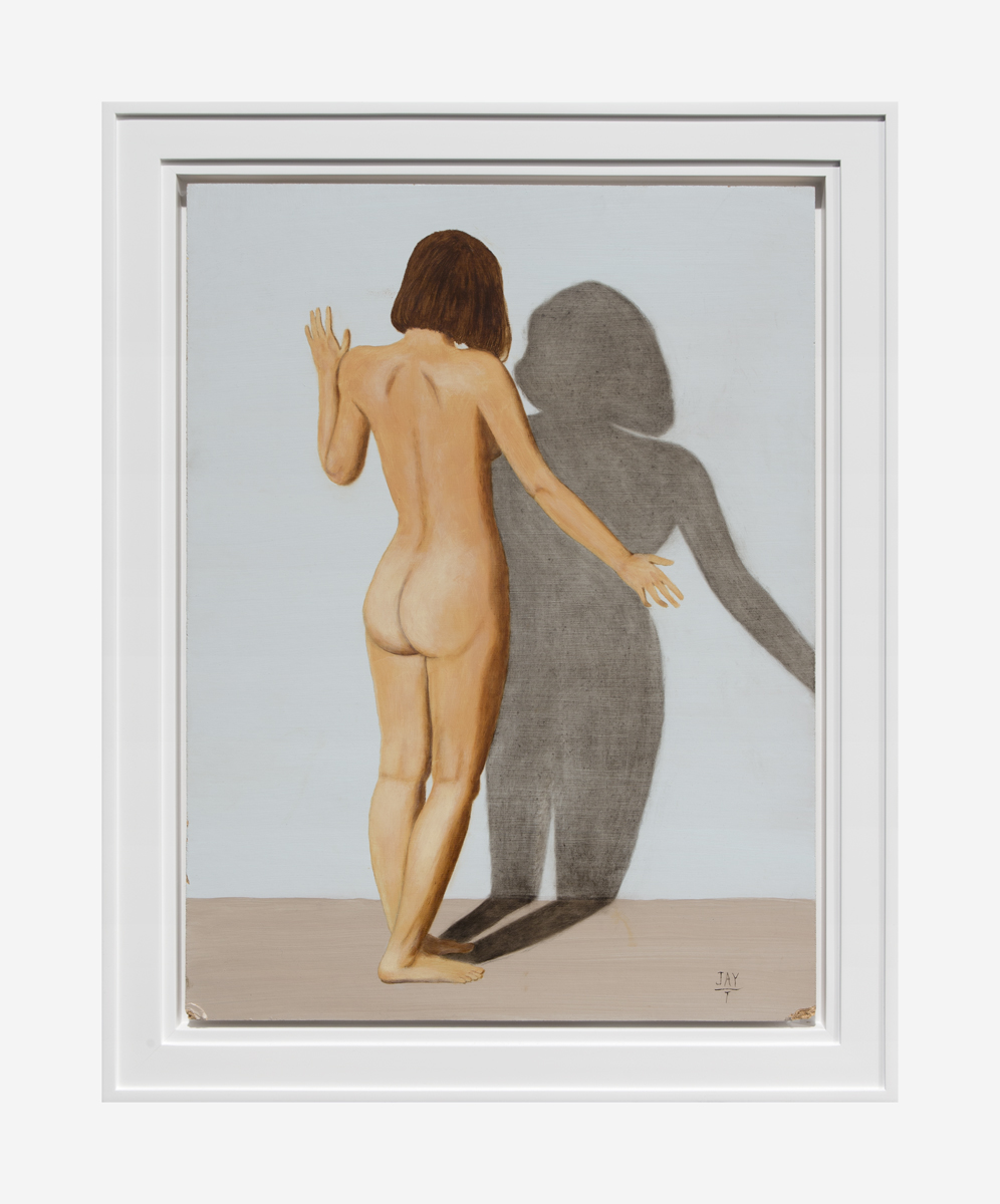 Jay Tucker, Clare and Her Shadow,, 1994. Alkyd and oil. Private Collection, Los Angeles.