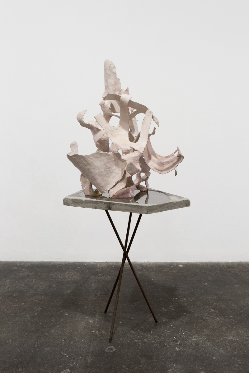 Jeff Ono, It was always you, Helen (reprise), 2013. Paper clay, concrete, steel, water. Courtesy of the artist.