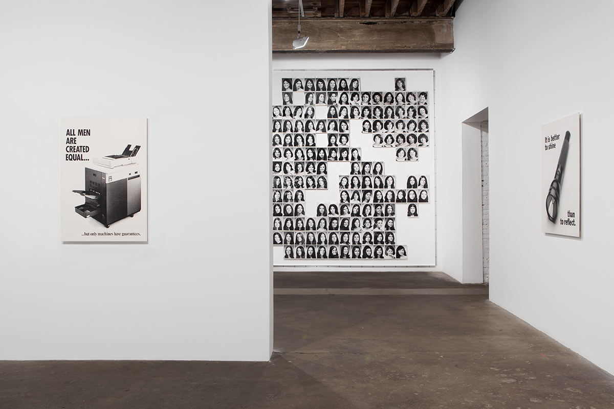 It is better to shine than to reflect, installation view.