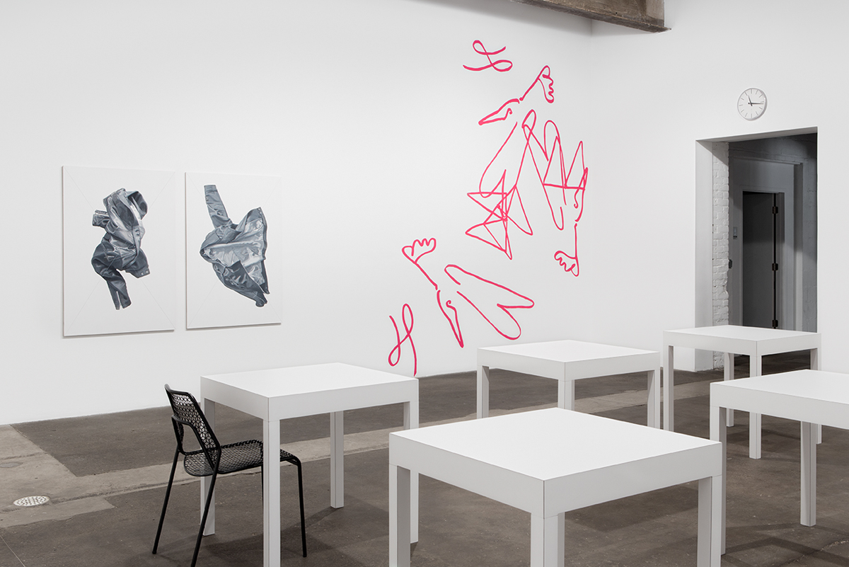 click click, space space, installation view.