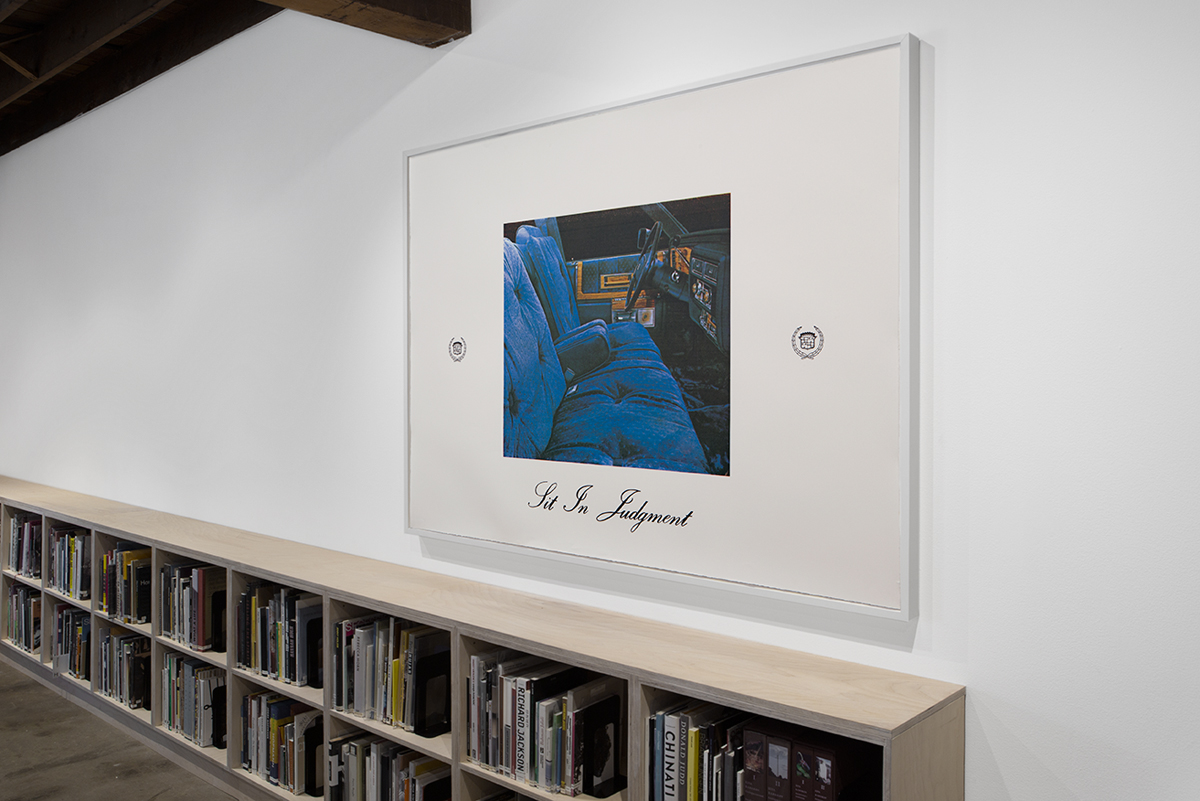 Sit in Judgment, 1982. Four color silkscreen. 28 x 67 inches. Edition of 6+1AP; 1/6.