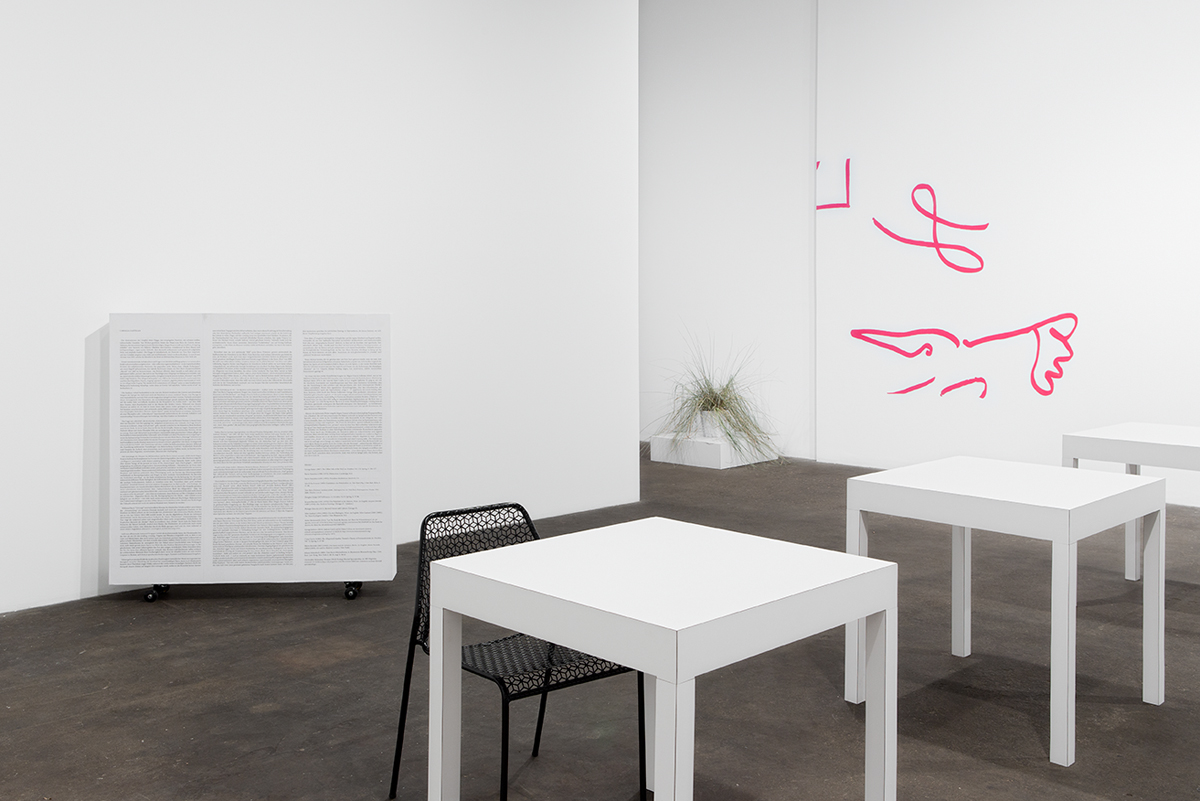 click click, space space, installation view.