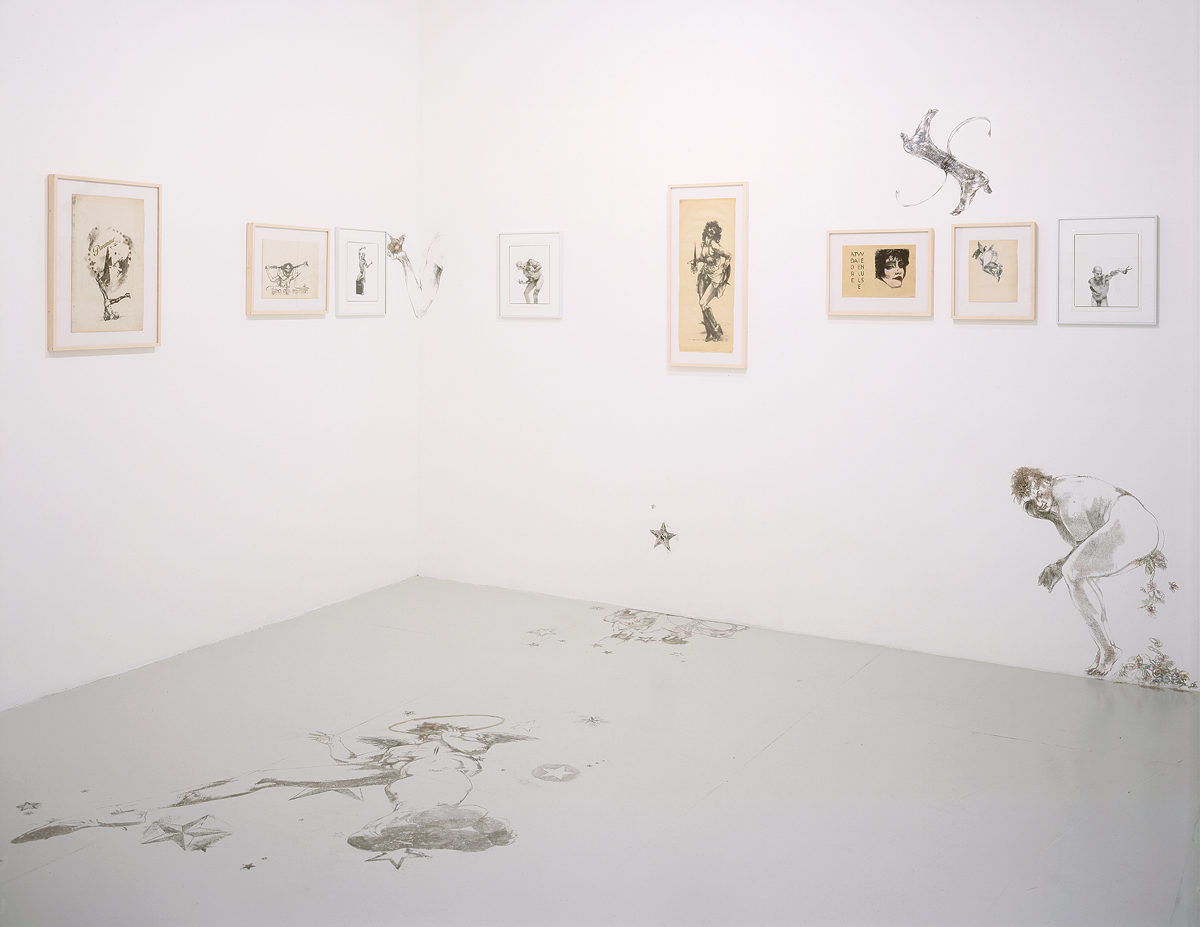 Brice Dellsperger & Jean-Luc Verna, installation view.